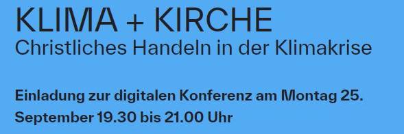 Klima und Kirche - Christliches Handeln in der Klimakrise