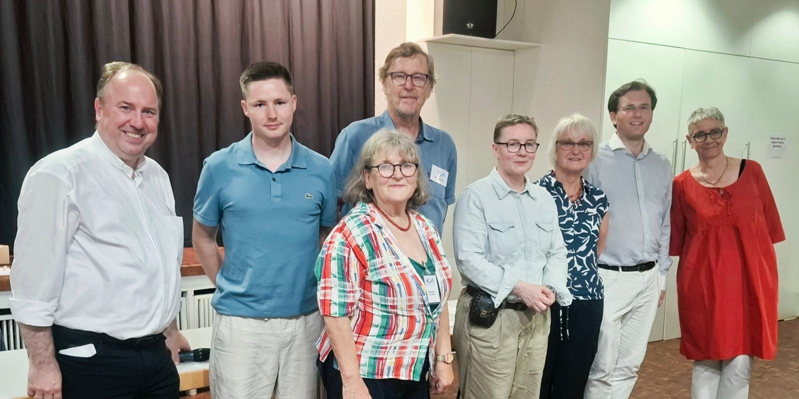 Der neue Vorstand, es fehlen Benjamin Heidkamp und Christoph Bischoff
