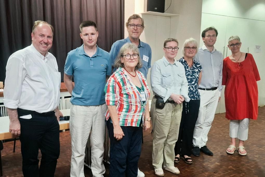 Der neue Vorstand, es fehlen Benjamin Heidkamp und Christoph Bischoff