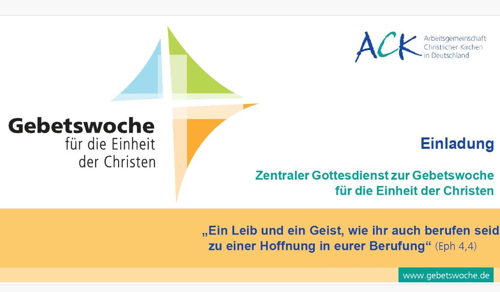 Herzliche Einladung zum zentralen Gottesdienst für die Einheit der Christen am 25.1.2026 um 17 Uhr in der Diözesankirche St. Sahak-St. Mesrop in Köln