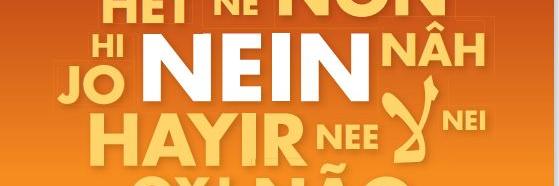 Nein zu Gewalt an Frauen