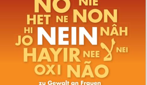 Nein zu Gewalt an Frauen
