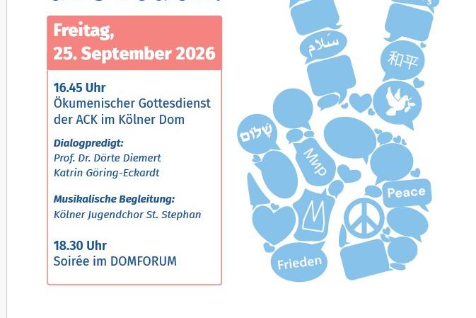 Zum Frieden verpflichtet - Köln lass uns reden...