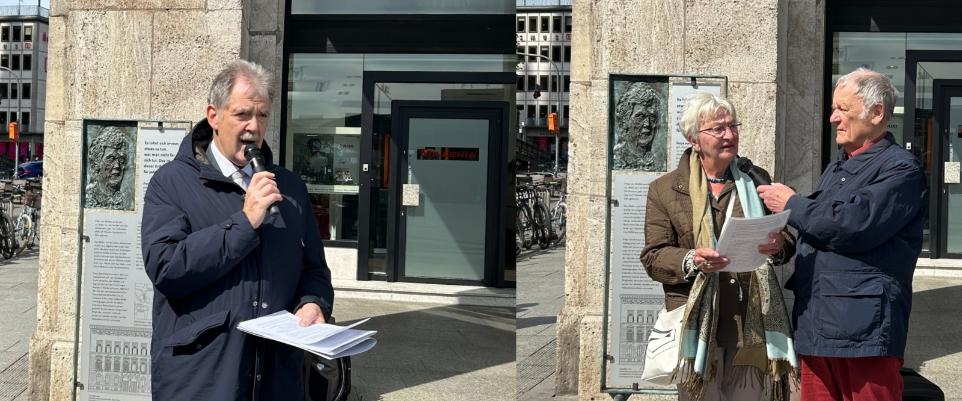 Freya von Moltke-Stele am Deichmannhaus erneuert!