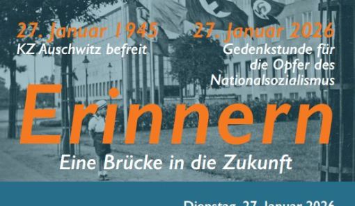 Gedenkveranstaltung an die Opfer des Nationalsozialismus am 27. Januar 2026