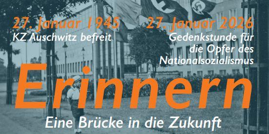 Gedenkveranstaltung an die Opfer des Nationalsozialismus am 27. Januar 2026