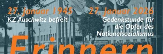 Gedenkveranstaltung an die Opfer des Nationalsozialismus am 27. Januar 2026